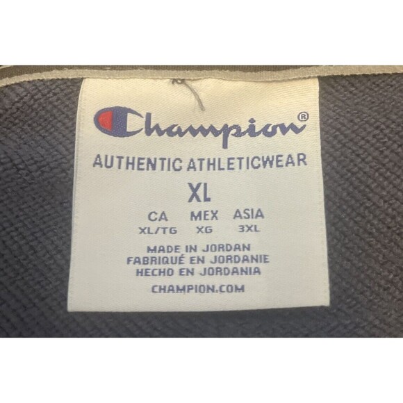 Champion Men’s BLUE Long Sleeve Polyester Loose Fit Hoodie Size XL NWOT - Picture 5 of 6